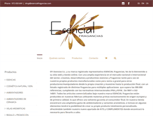Tablet Screenshot of esencialfragancias.com